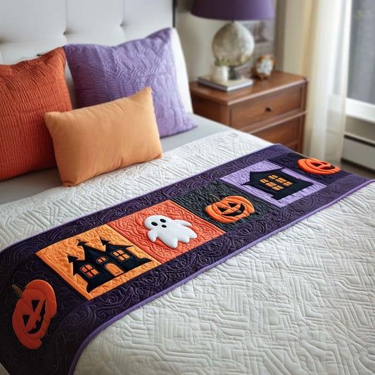Haunted Dreams Quilted Bed Runner