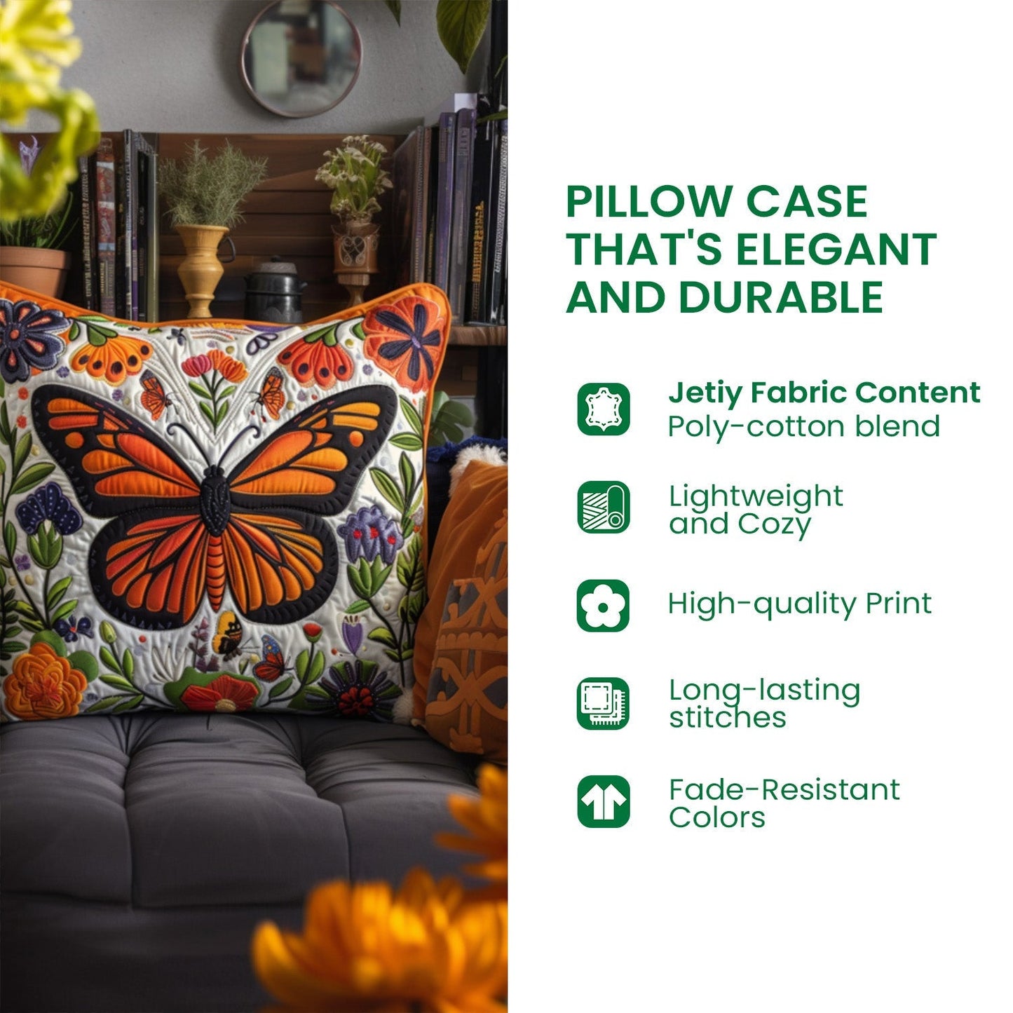 Spooky Swirl Quilted Pillow Case