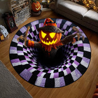 Halloween Quilted Round Mat