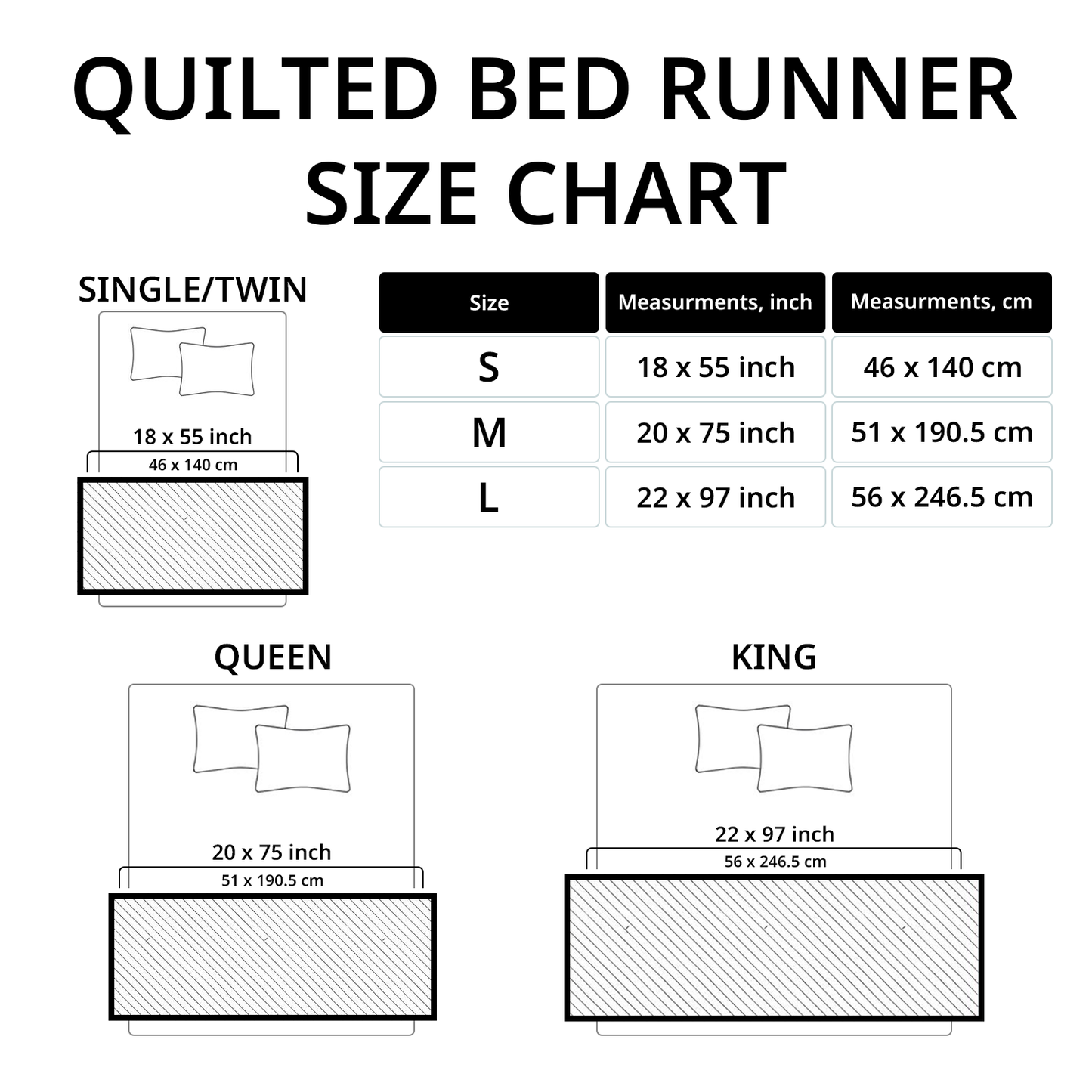 Haunted Dreams Quilted Bed Runner