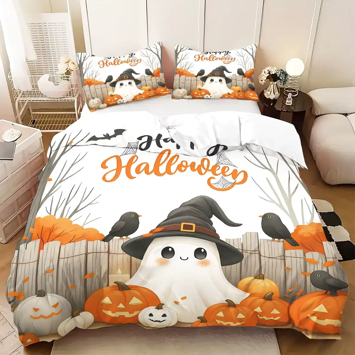 Halloween Cartoon Bedding