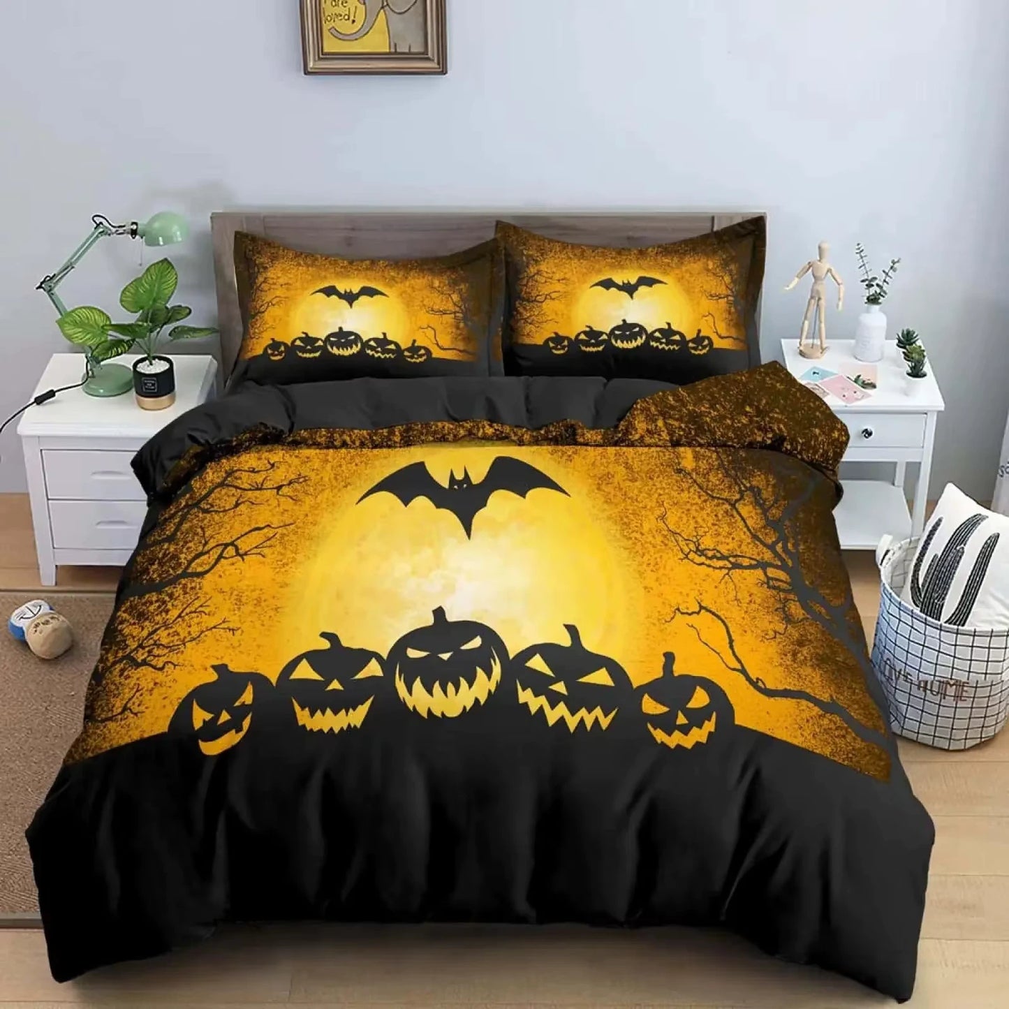 Horro Halloween Castle Bedding