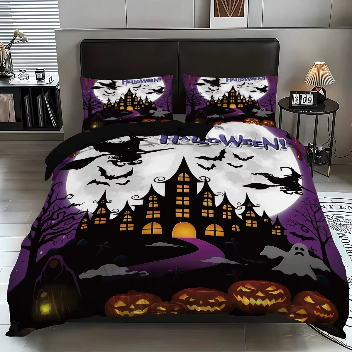 Halloween horror castle Bedding