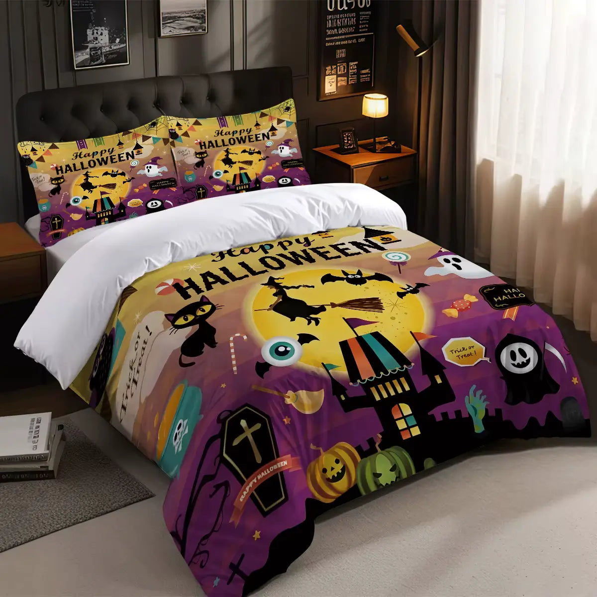 Halloween Castle Ghost Bedding