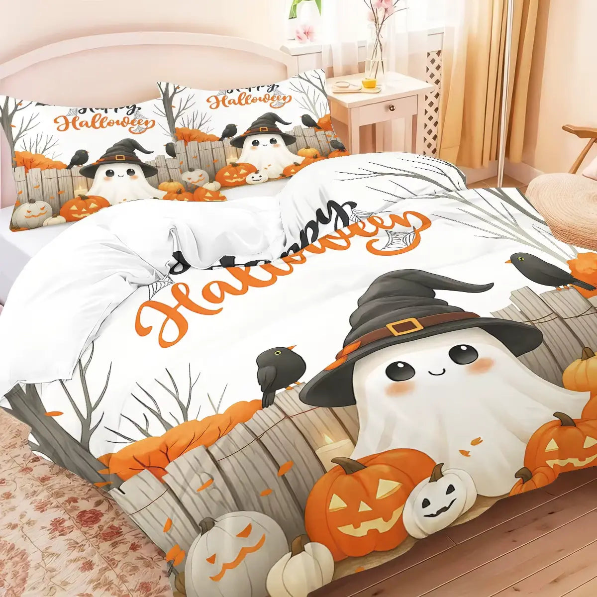 Halloween Cartoon Bedding