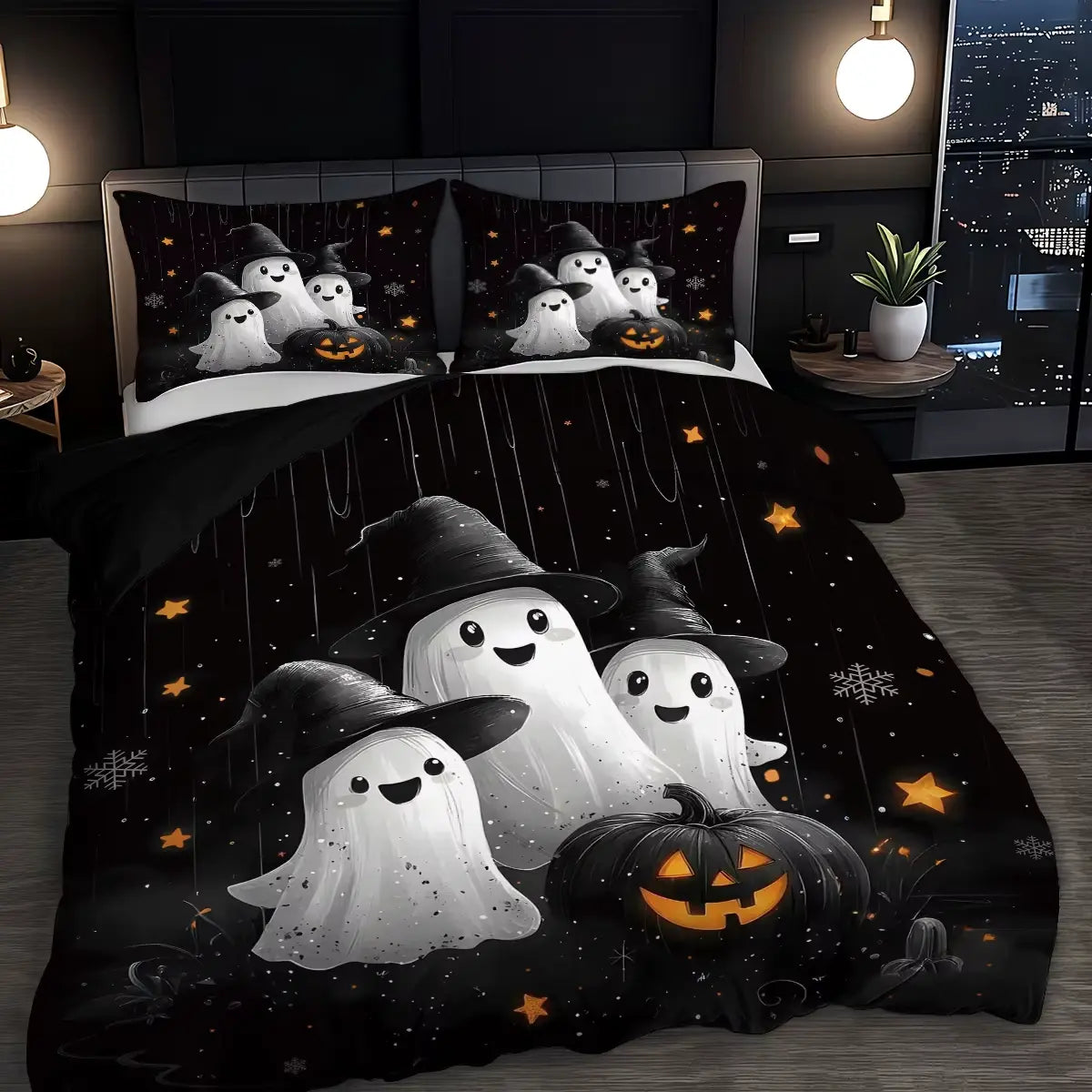 Pumpkin,Ghost Bedding