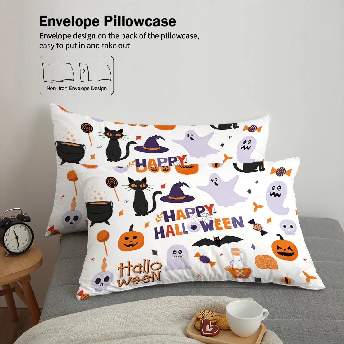 3-piece Halloween Bed Covers