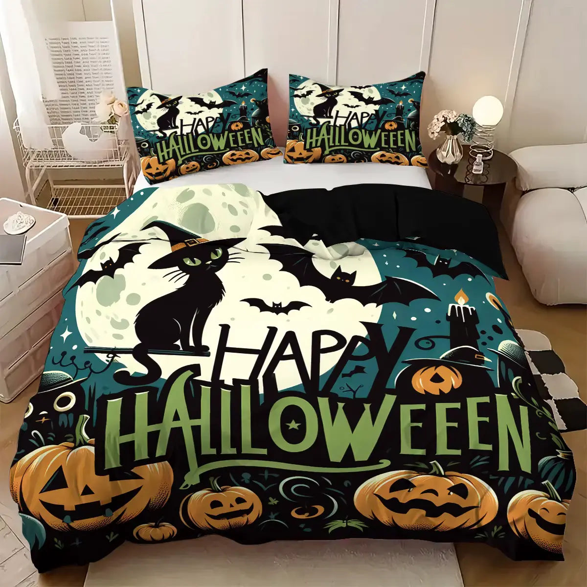 Halloween horror castle Bedding