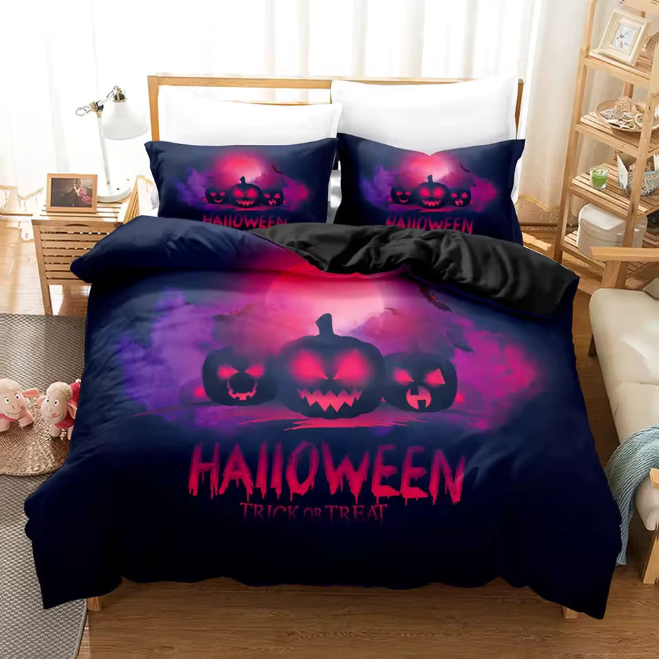 Horro Halloween Castle Bedding