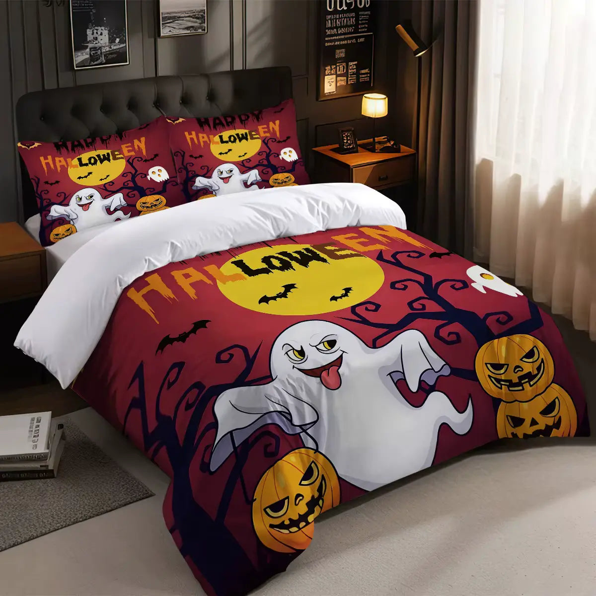 Halloween Castle Ghost Bedding