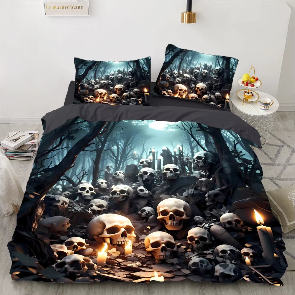 Horro Halloween Castle Bedding