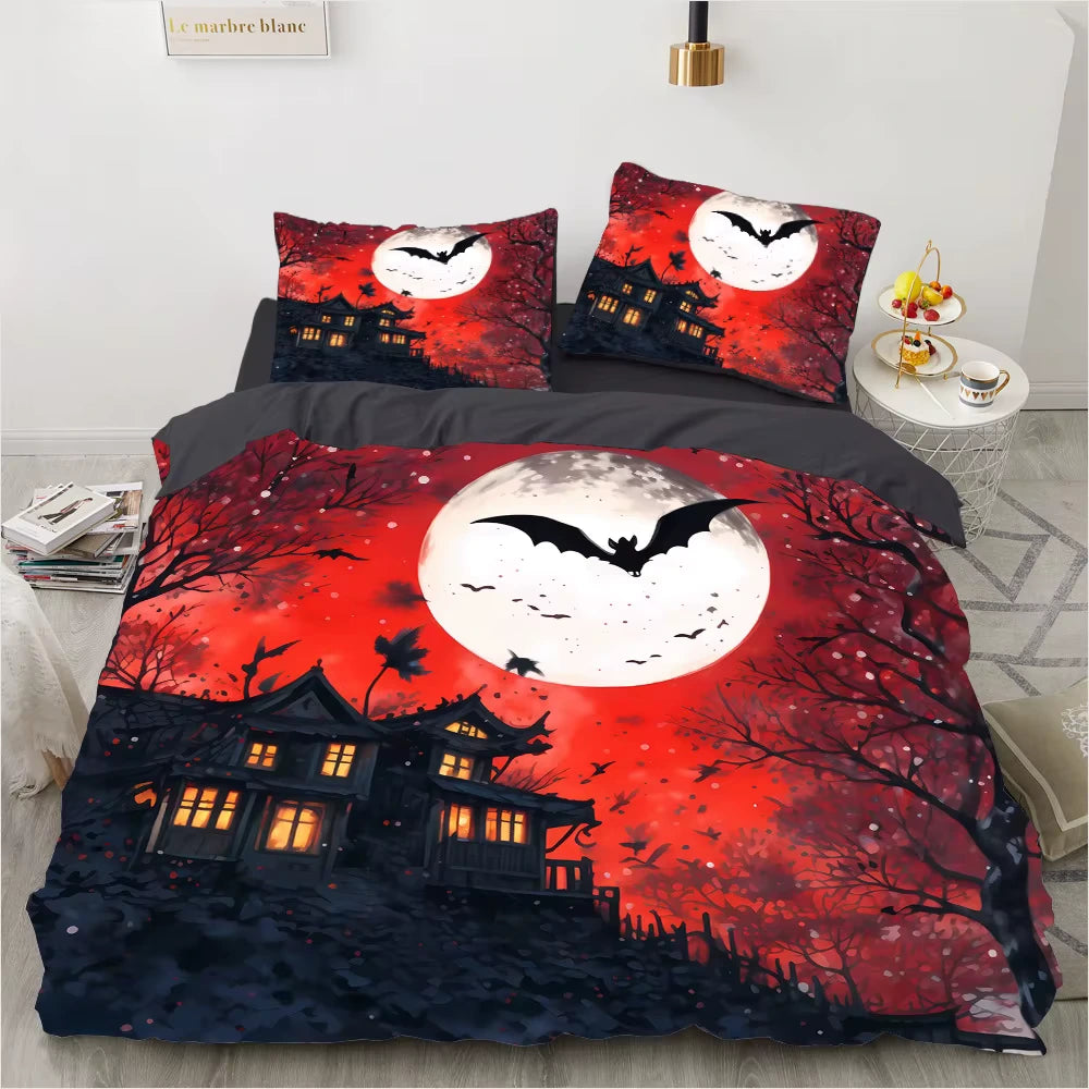 Horro Halloween Castle Bedding