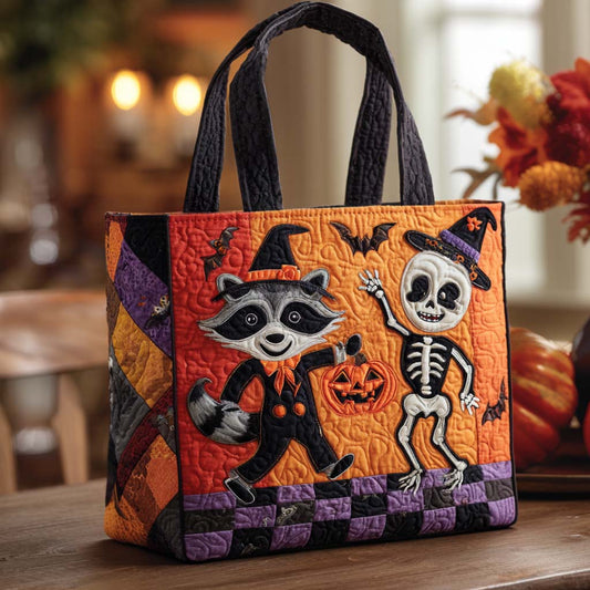 Spooky Dance Quilted Tote Bag