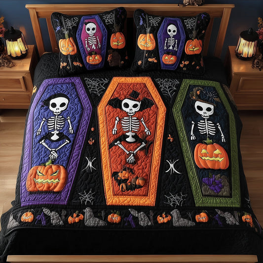 Spooky Slumber Quilted Bedding Set