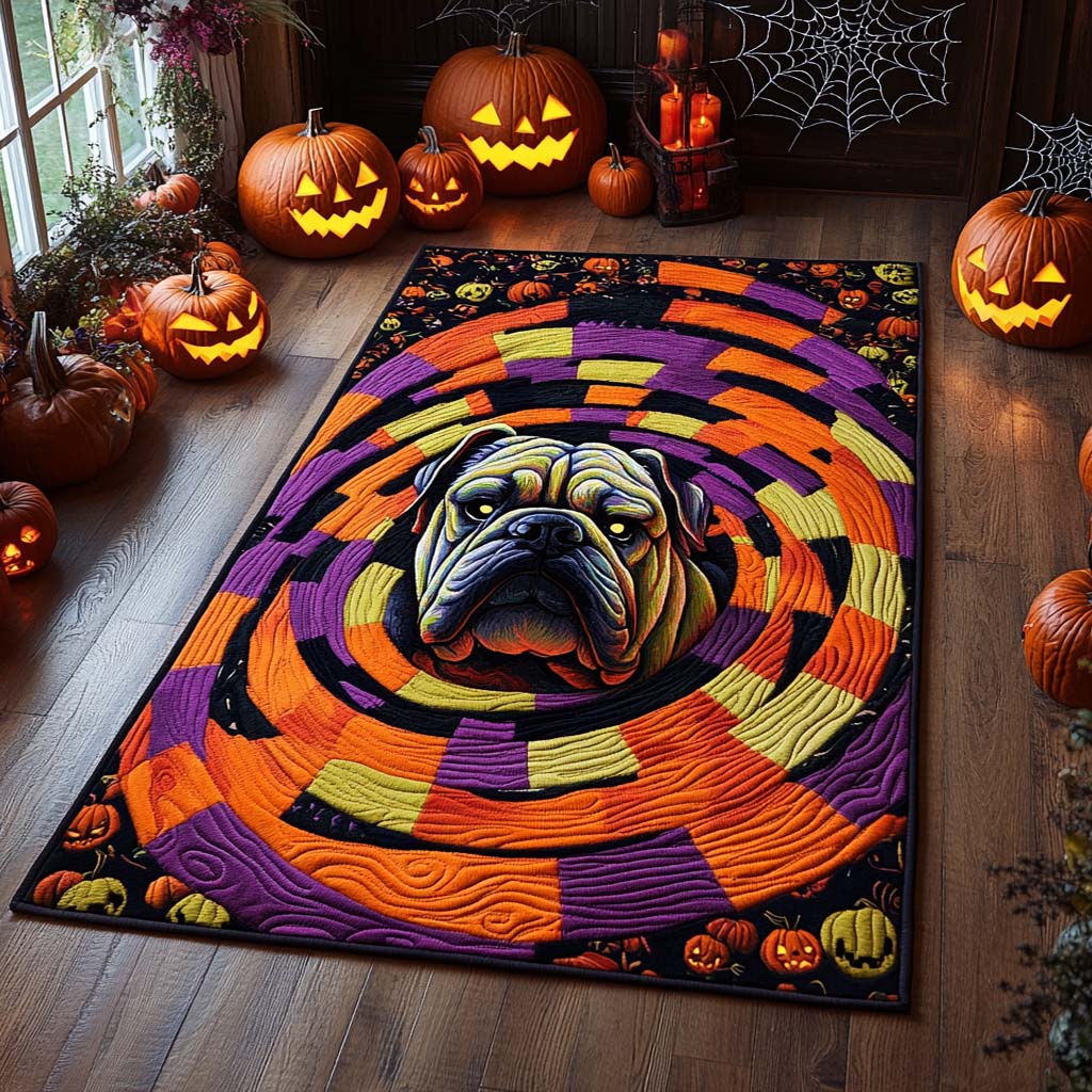 Kísérteties spirál bulldog szőnyeg