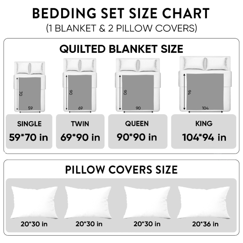 Spooky Bats 3-Piece Quilted Bedding Set