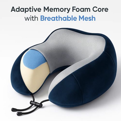 AirRest® Memory Foam Travel Pillow