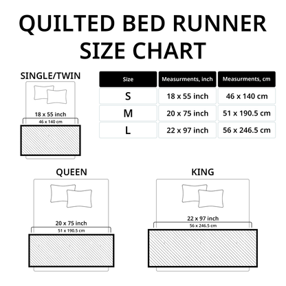 Haunted Dreams Quilted Bed Runner