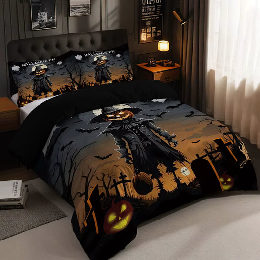 Halloween Pumpkin Printed Bedding