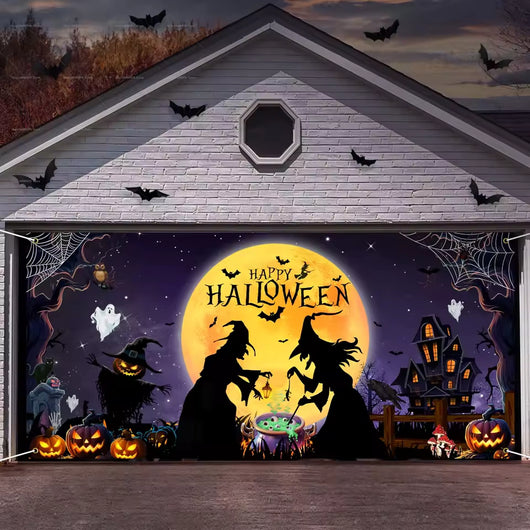 Halloween Garage Door Banner