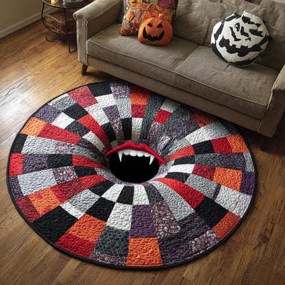 Halloween Quilted Round Mat
